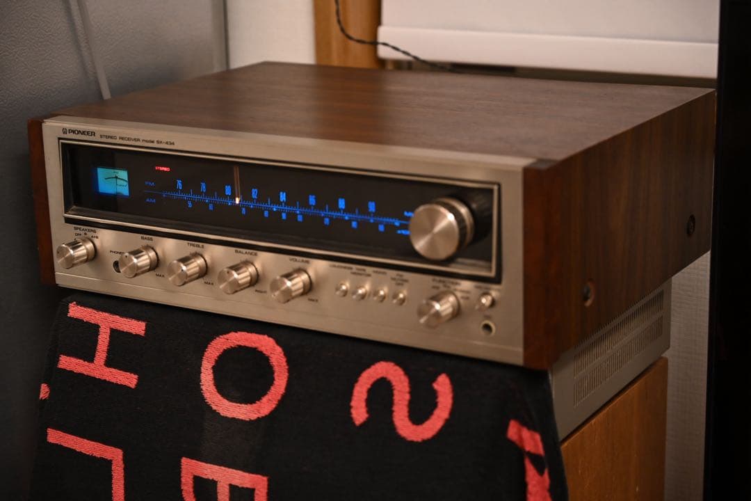 Pioneer SX-434 ステレオレシーバー　レトロ　アンプ　アンテナ整合器