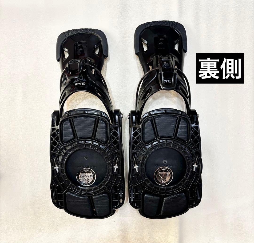 FLOW FTE ブラック スノーボードビンディングL