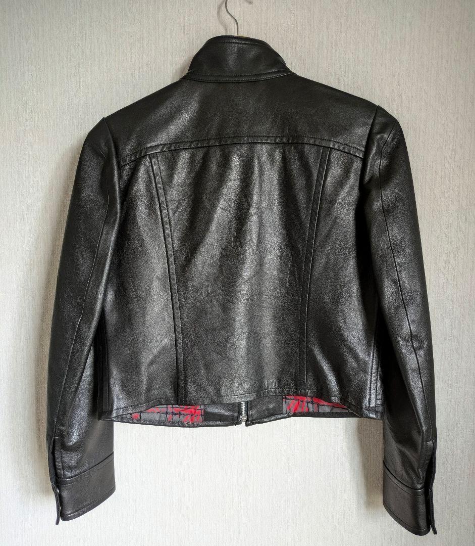 vivienne westwood レザー ライダースジャケット 6連ZIP