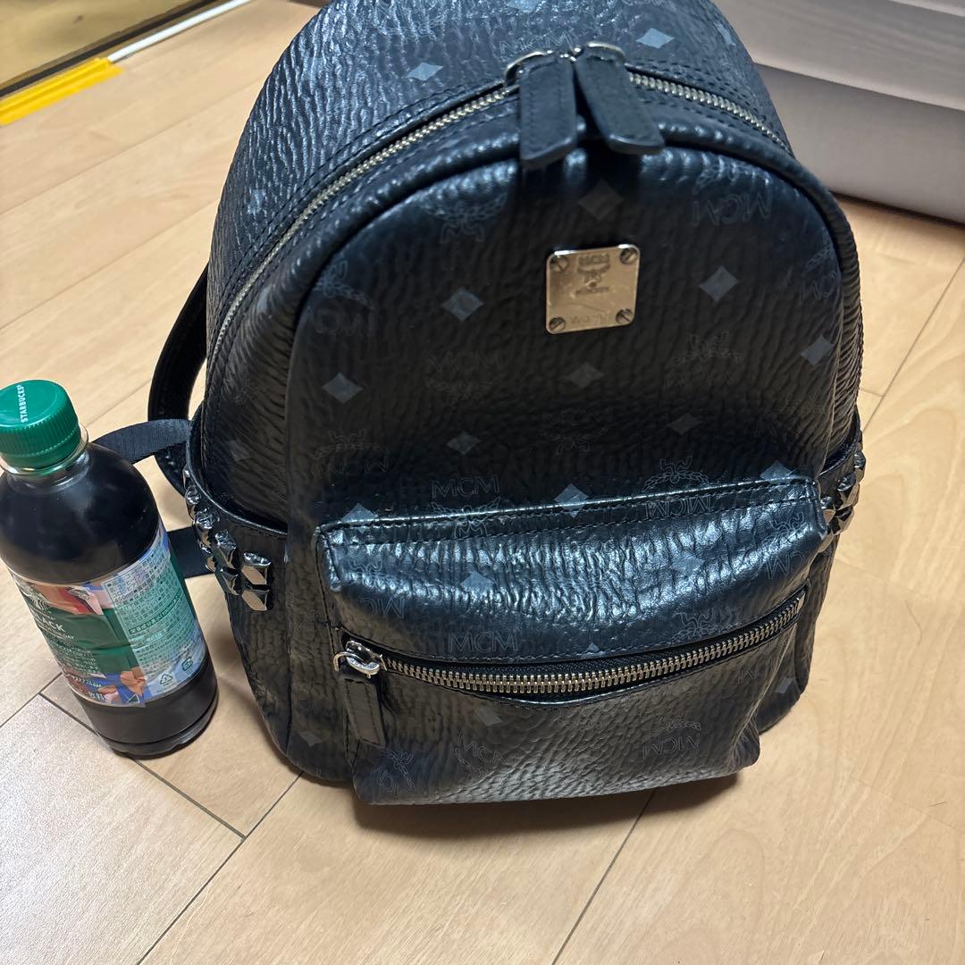 ♡*様 MCM Stark サイドスタッズ バックパック-ヴィセトスsサイズ正規
