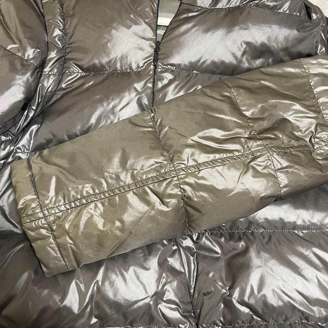 90s agnes b. ダウンジャケット 変形ジップ 鬼フェード ダウンベスト