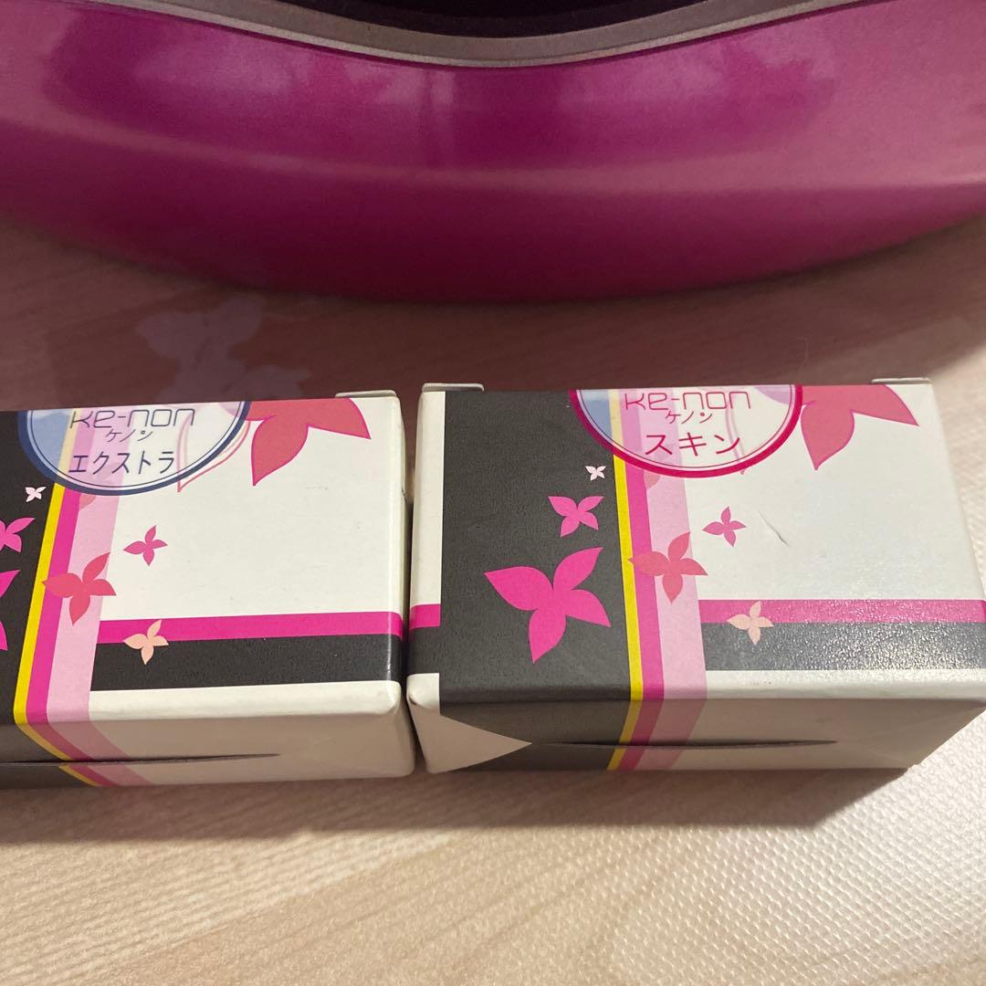 ケノン フラッシュ式脱毛器 付属品あり