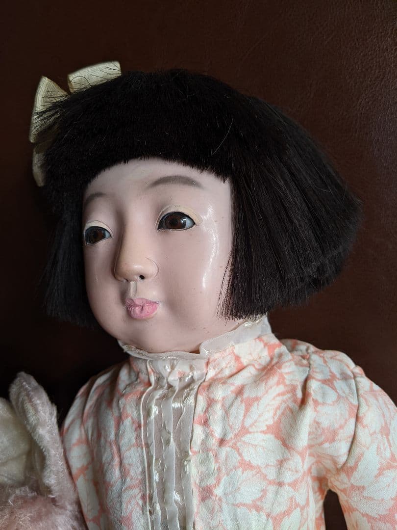 さこ　昭和初期市松人形可愛いお嬢様　検)ビスクドール・アンティークドール