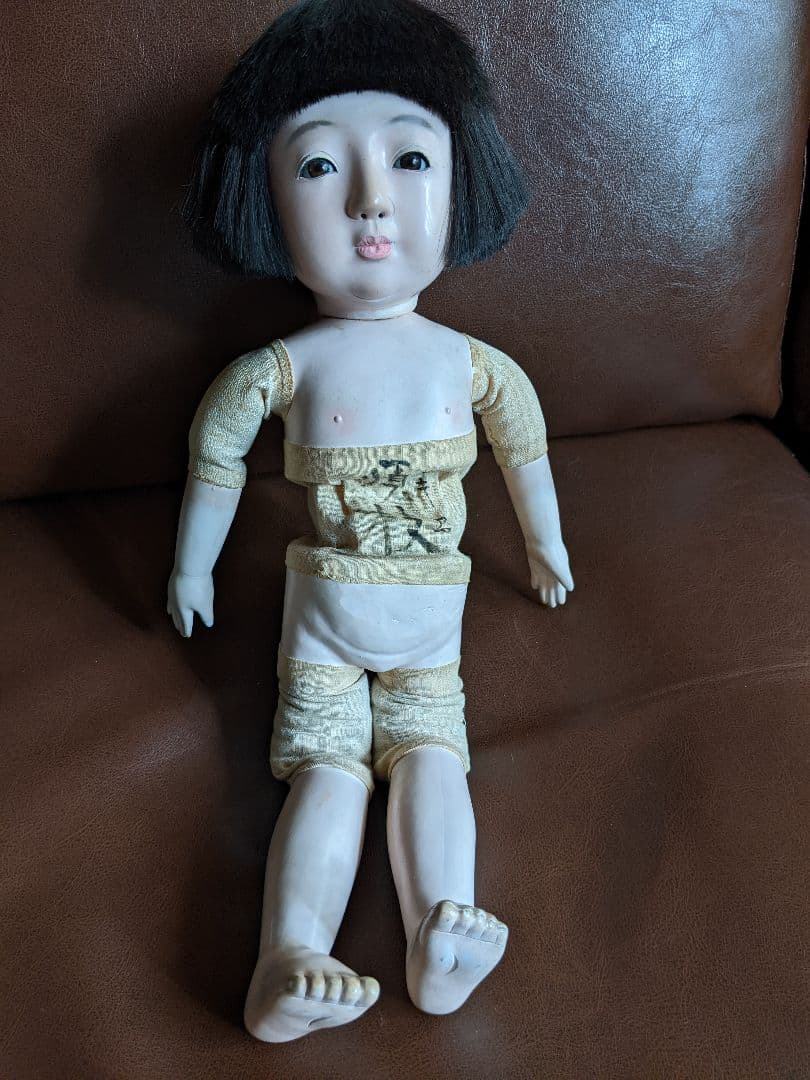 さこ　昭和初期市松人形可愛いお嬢様　検)ビスクドール・アンティークドール