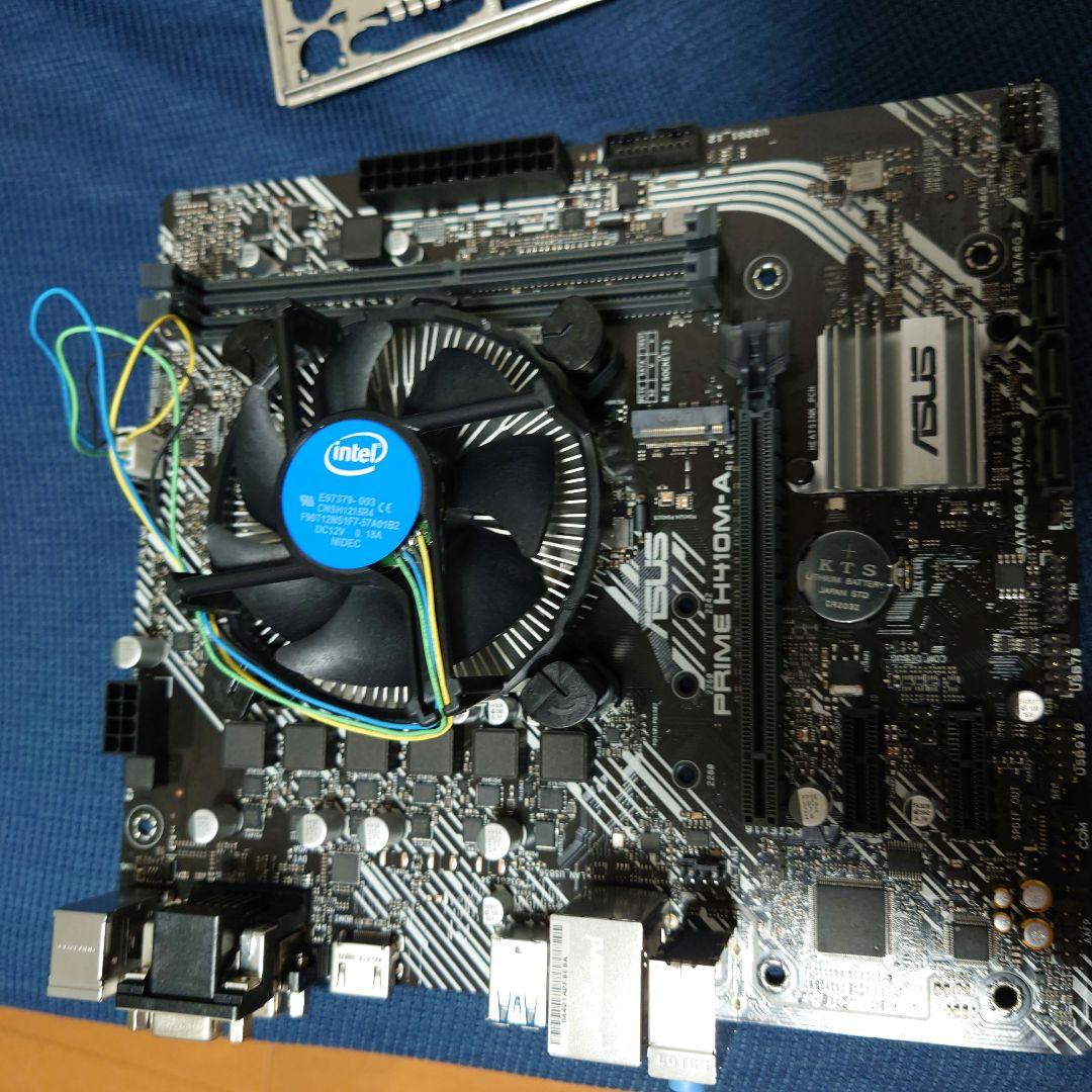 マザーボード＆CPUセット（ASUS/INTEL Corei5-10400F）