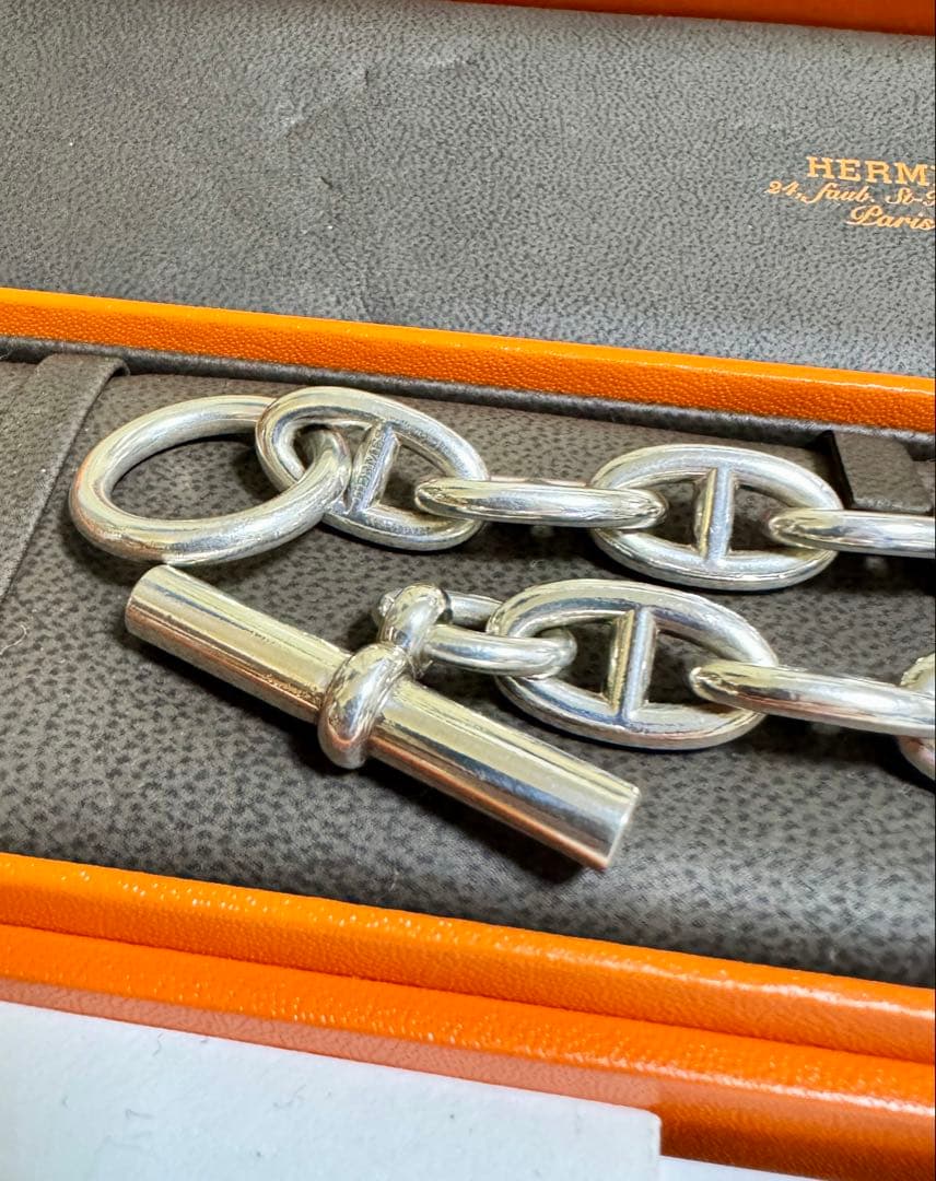 HERMES エルメス シェーヌダンクル GM 13コマ 中古 正規店購入