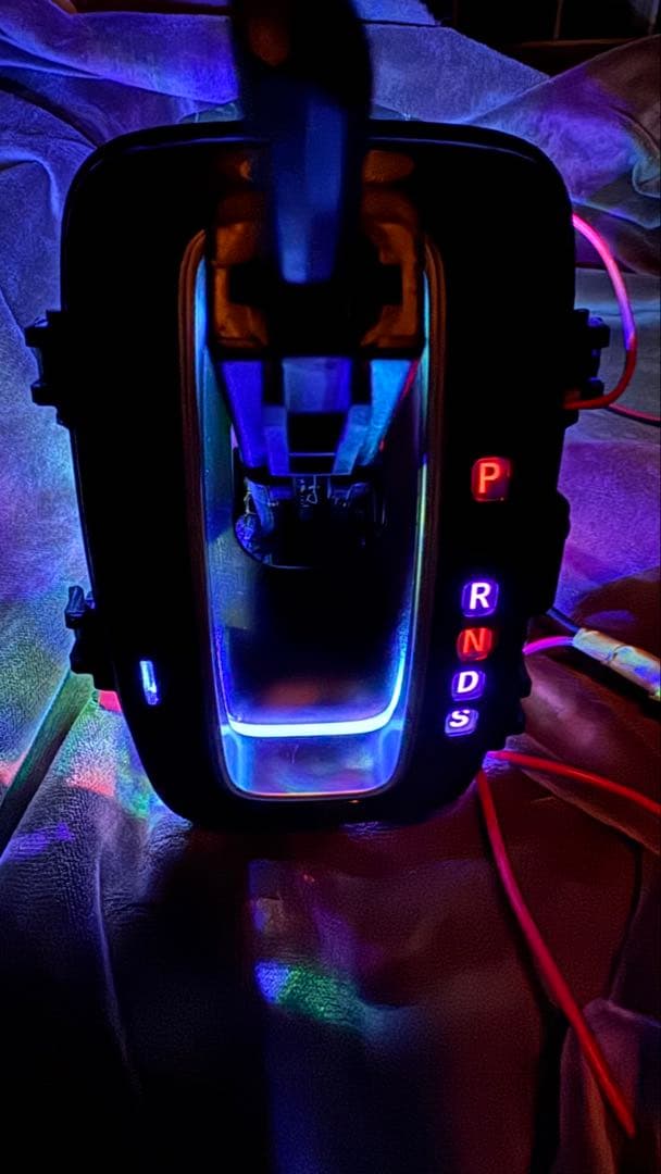 かおりん様専N-BOX LEDシフトゲートイルミ　パドル付用　レインボー