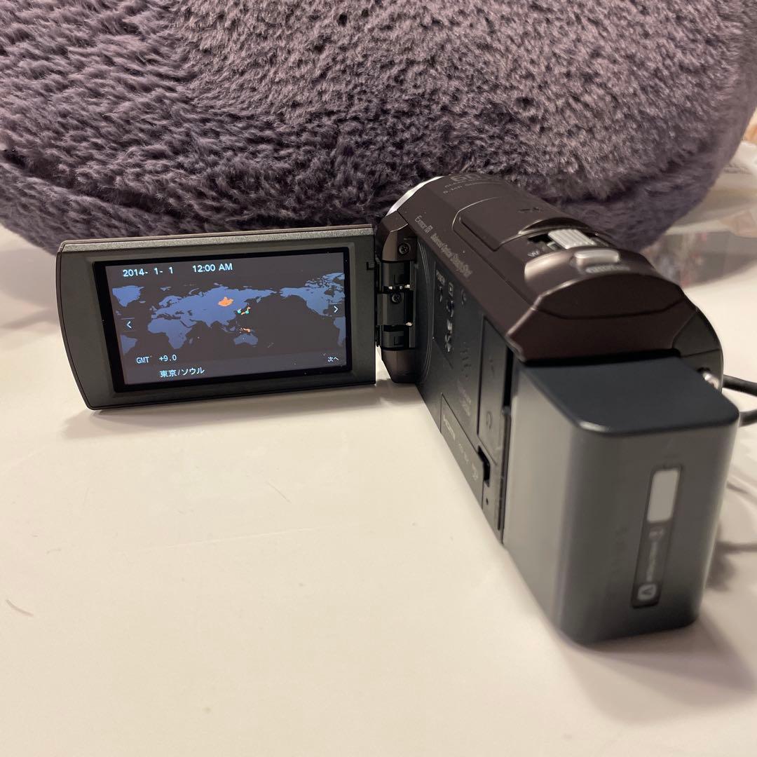 【美品】SONY HDR-CX535 ハンディカム 本体(バッテリー2個付き)