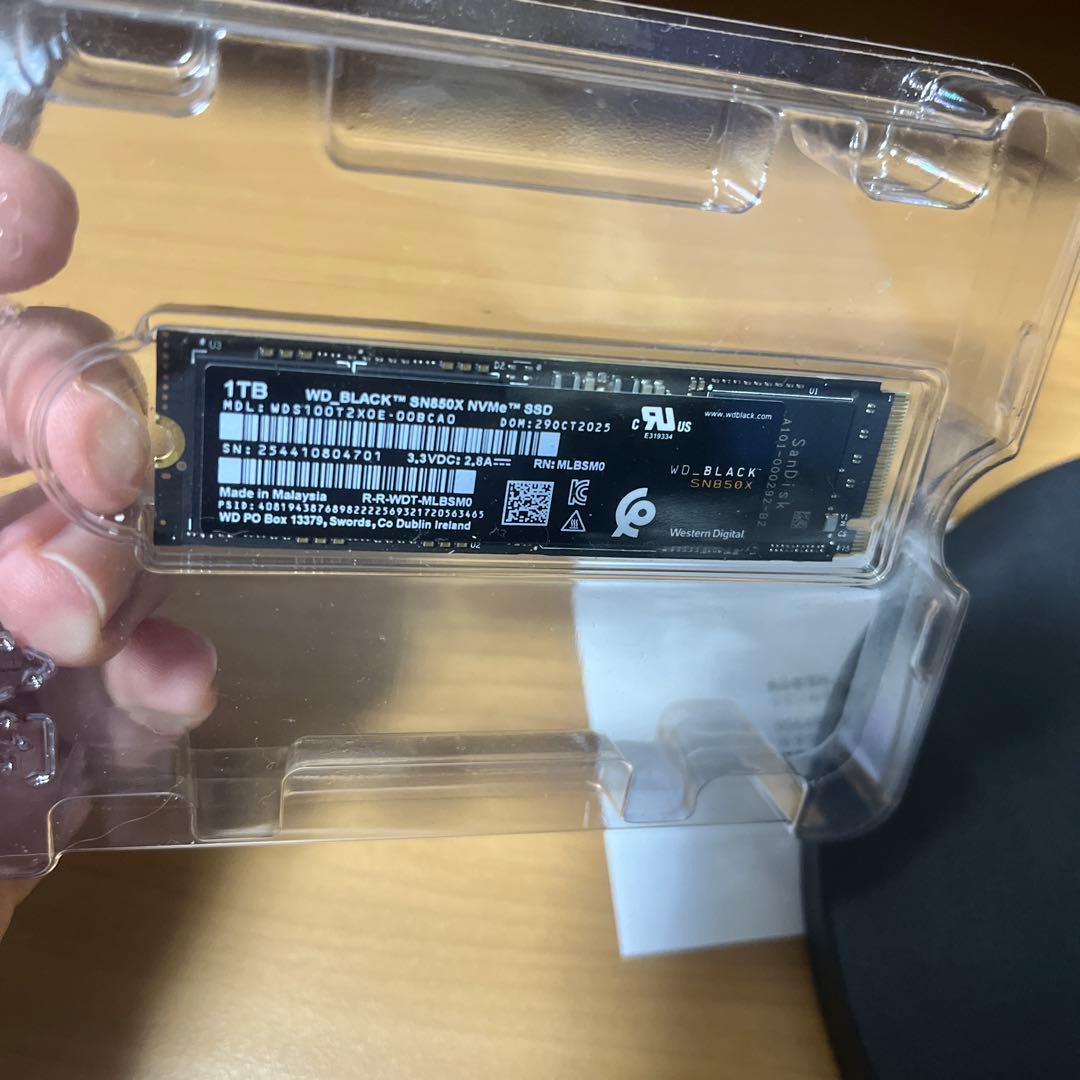 【SSD】sn850x WD BLACK M.2 SSD 内蔵 1TB