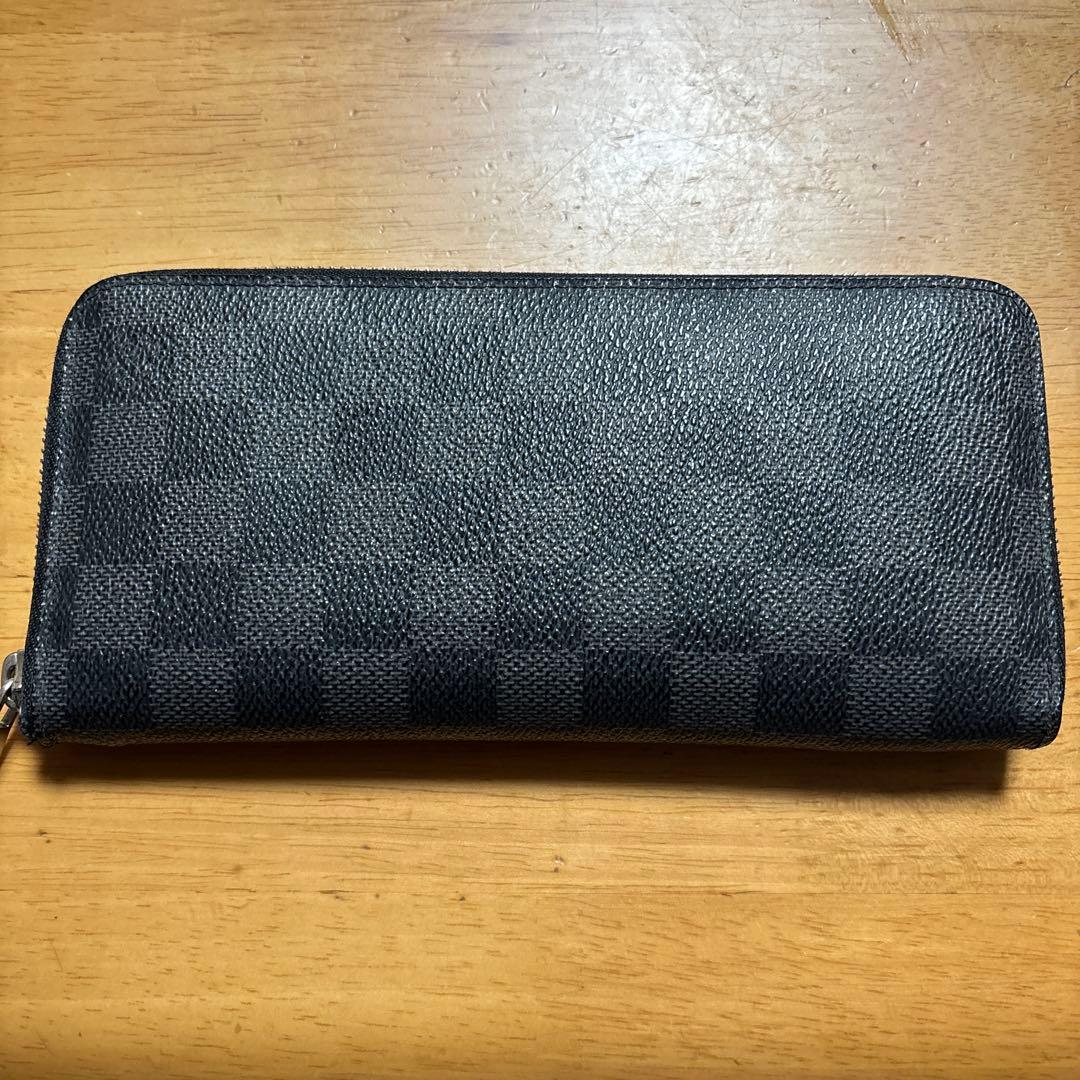 ☆限定お値下げ☆ダミエパターン ブラックレザー長財布