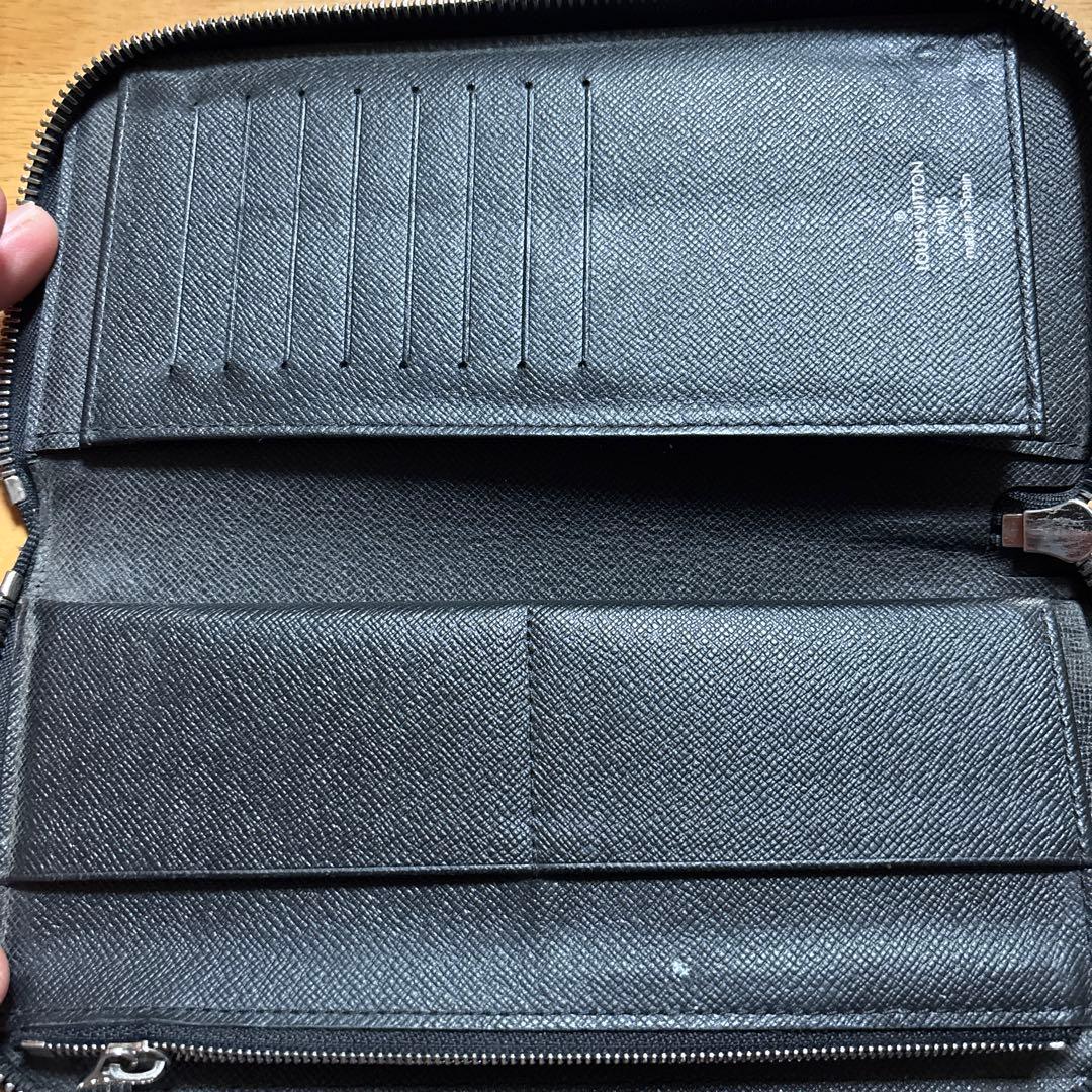 ☆限定お値下げ☆ダミエパターン ブラックレザー長財布