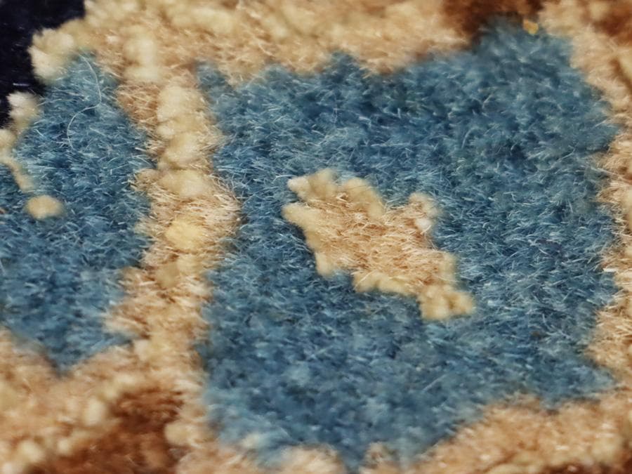 専用Y2301 ペルシャ絨毯 イラン ナイン ウール 手織 大判205×130㎝