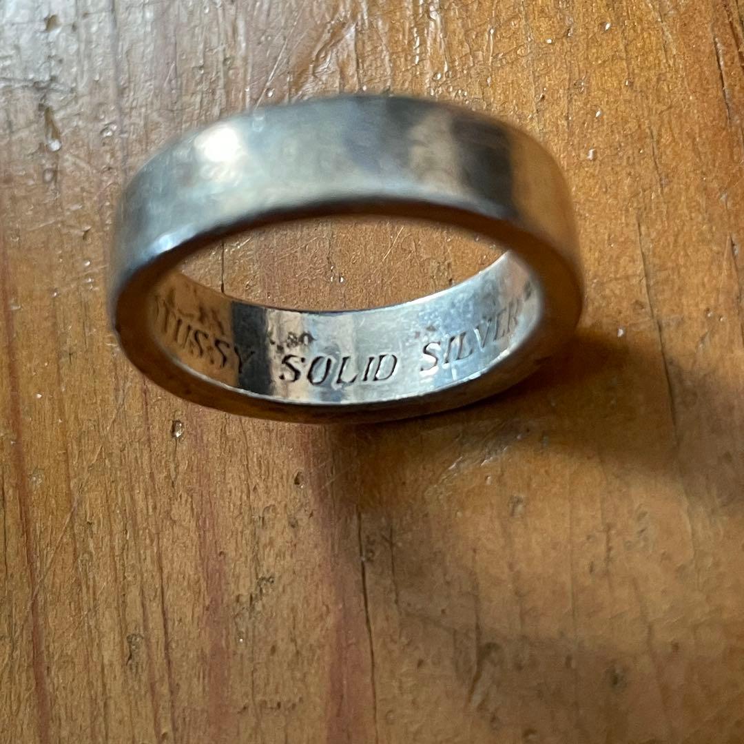 箱付き 90s old stussy ステューシー リング 13号 S〜M