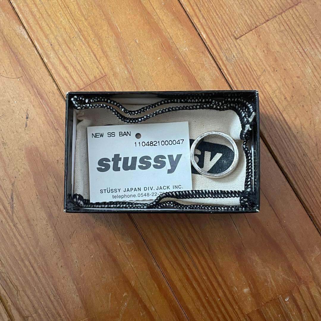 箱付き 90s old stussy ステューシー リング 13号 S〜M