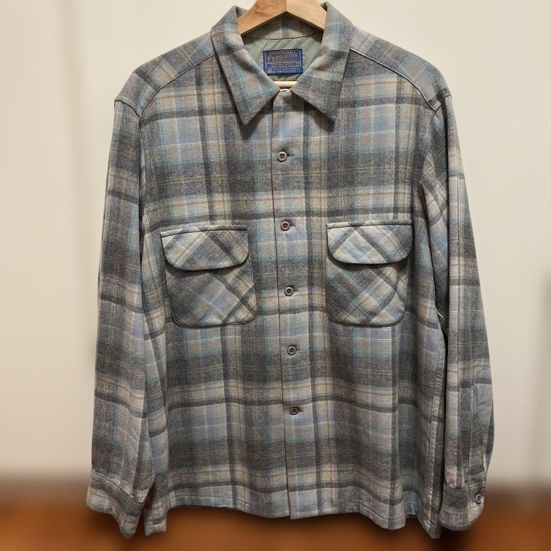 70's Pendleton ペンドルトン　ウールボードシャツL