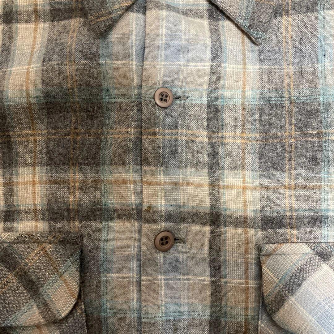70's Pendleton ペンドルトン　ウールボードシャツL