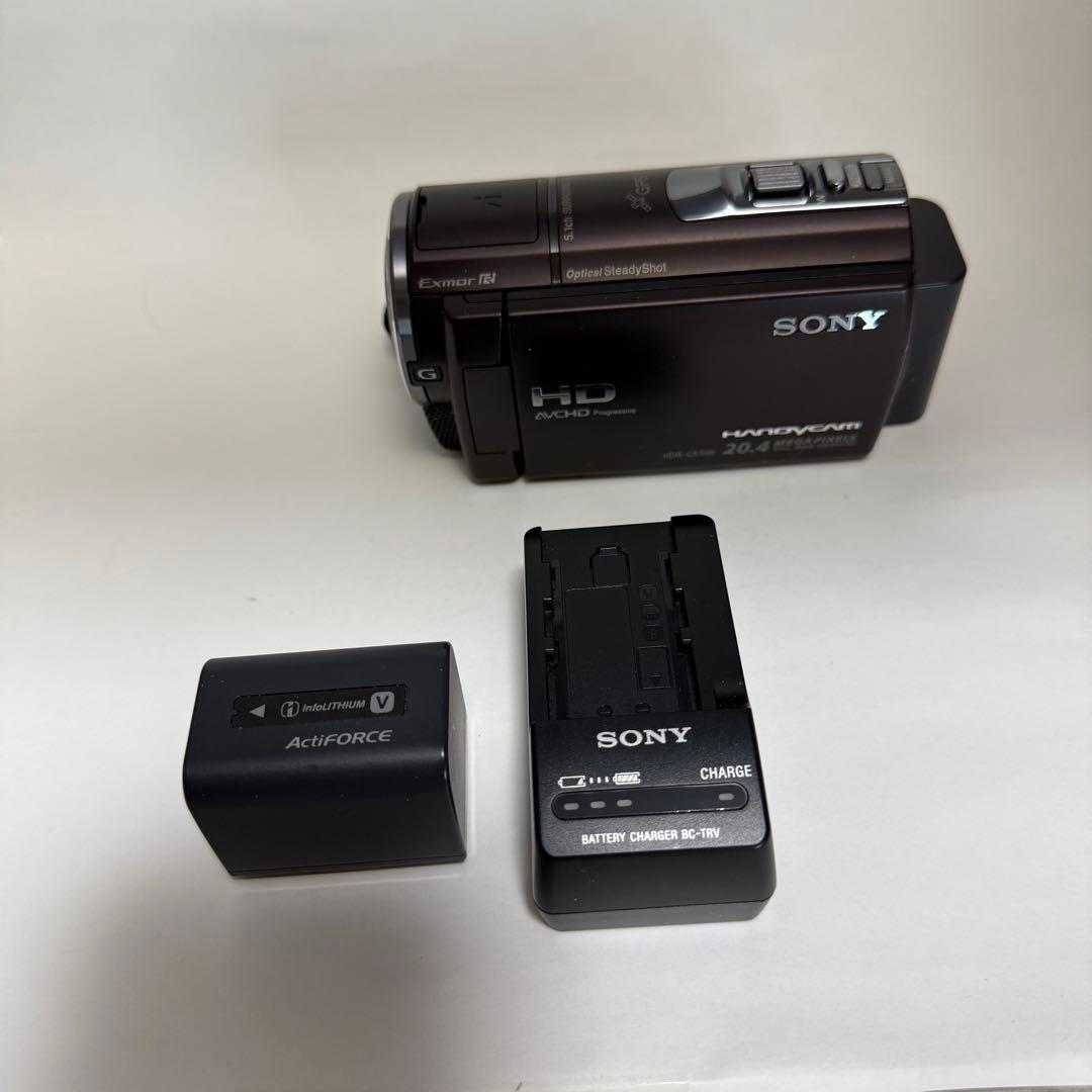 SONY HDR-CX590V ビデオカメラ 一式セット GPS搭載