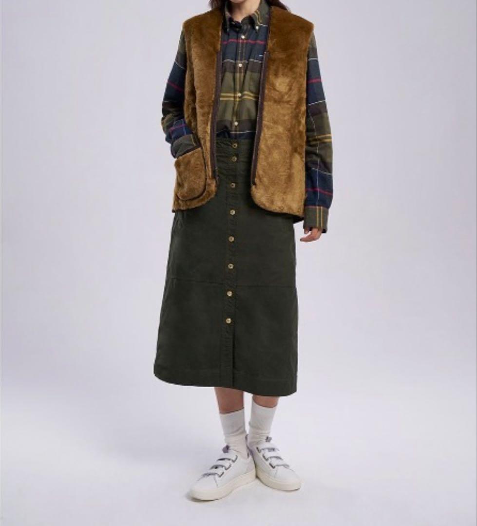 【極美品✨️現行品】バブアー パイルライナーファーベスト リバーシブル