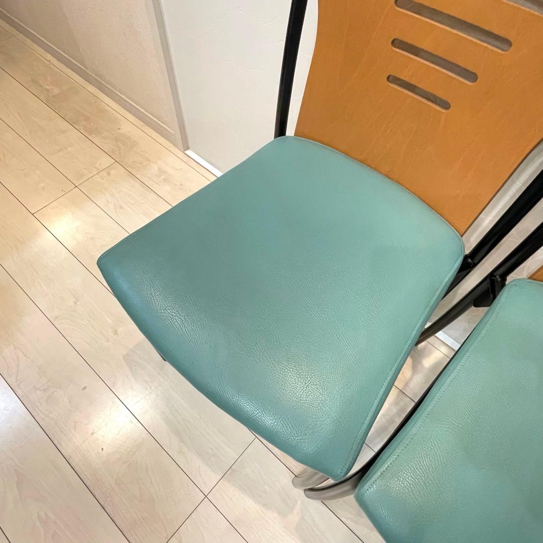 【CRES】クレス 業務用チェア ダイニングチェア 2脚セット 椅子　木製椅子