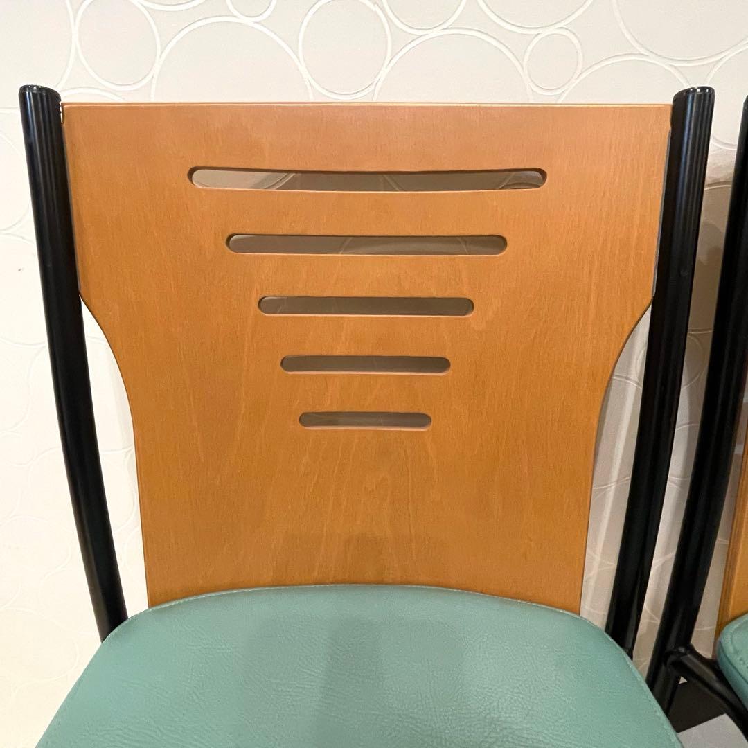 【CRES】クレス 業務用チェア ダイニングチェア 2脚セット 椅子　木製椅子