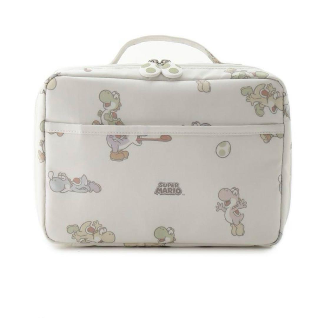 新品未使用　ジェラートピケ スーパーマリオ　ヨッシー柄おむつポーチ