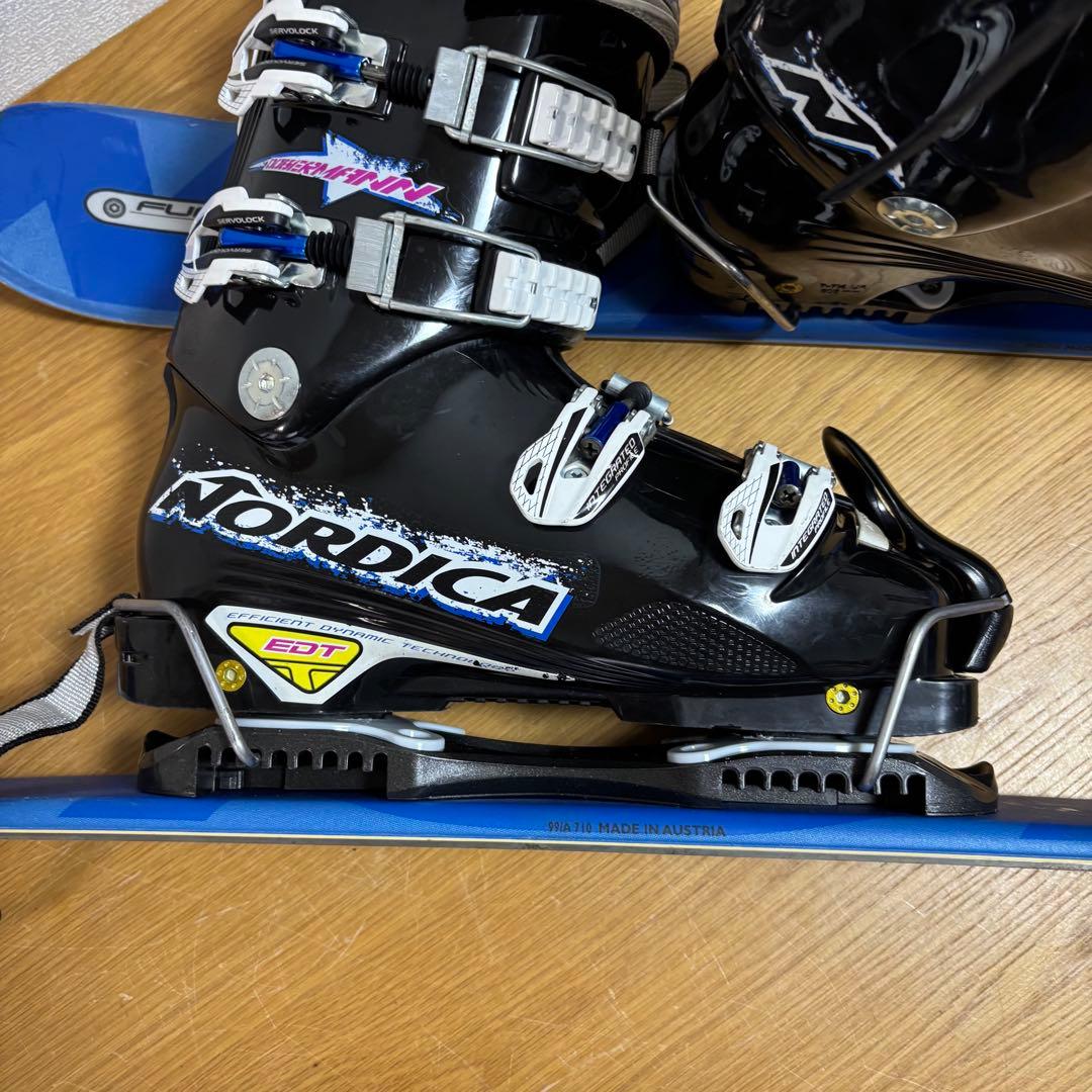 メンズ　ショートスキーファンスキーセット　Nordica 26/26.5cm