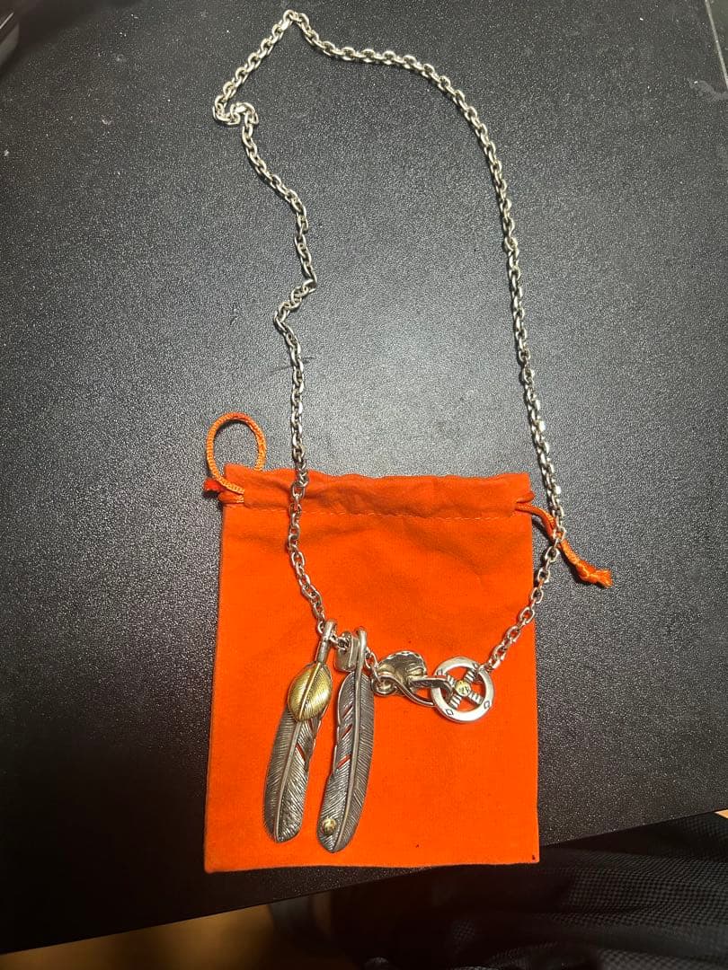 フェザーネックレス　ゴローズ