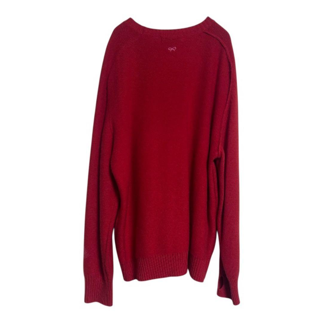 【値下げ】アニヤハインドマーチ カシミヤニット レッド 3XL ユニクロ