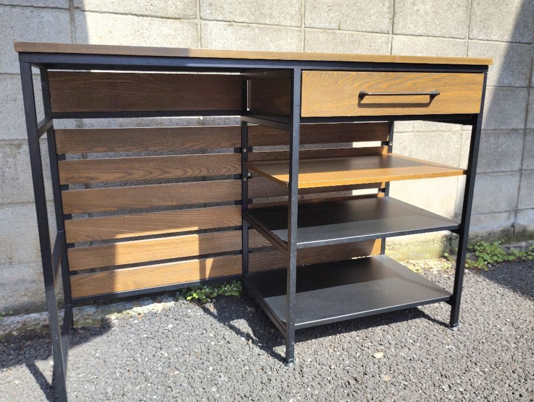 ロウヤ LOWYA キッチンカウンター ワゴン レンジ台