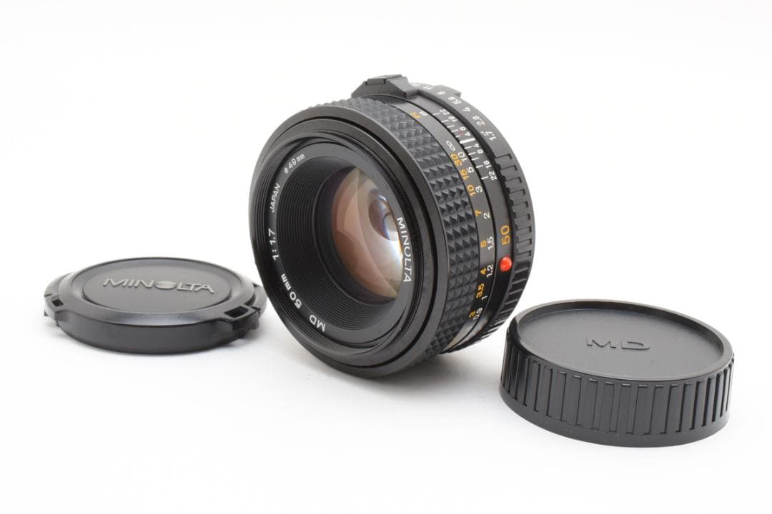 【美品】ミノルタ MD 50mm f/1.7 レンズ #2722273