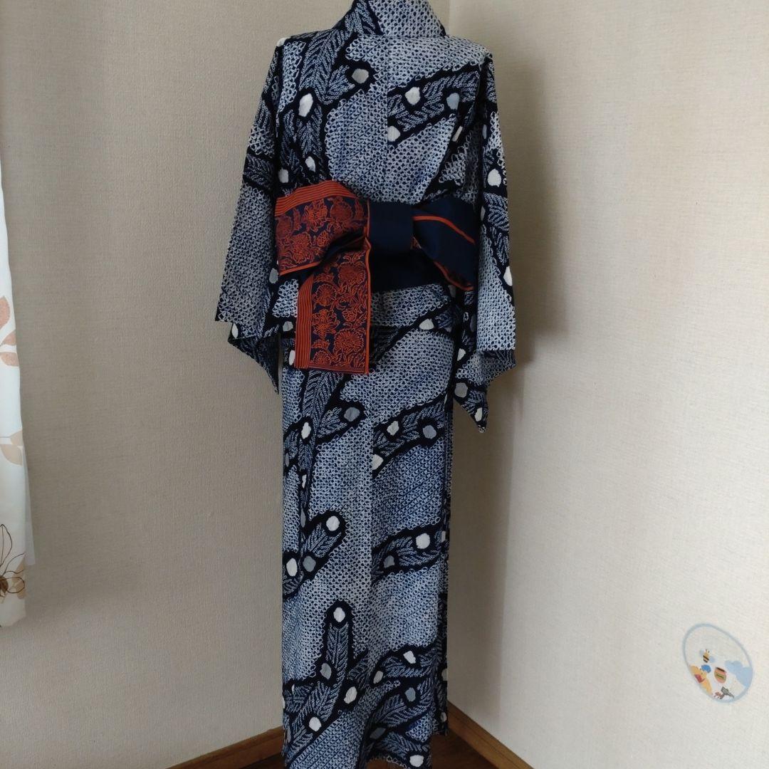 有松鳴海絞り浴衣　保管品　新古品