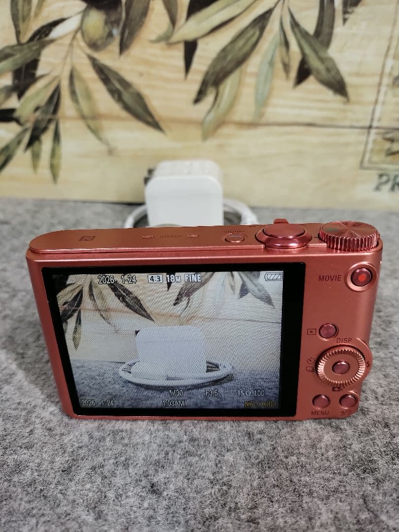 ソニーサイバーショット dsc-wx350（ピンク）