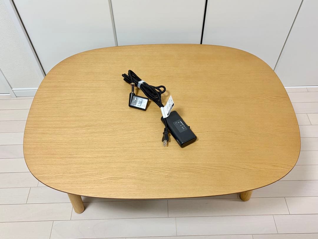 無印良品 楕円こたつ 小 ナチュラル／MJ-KDS3-N 2023年製