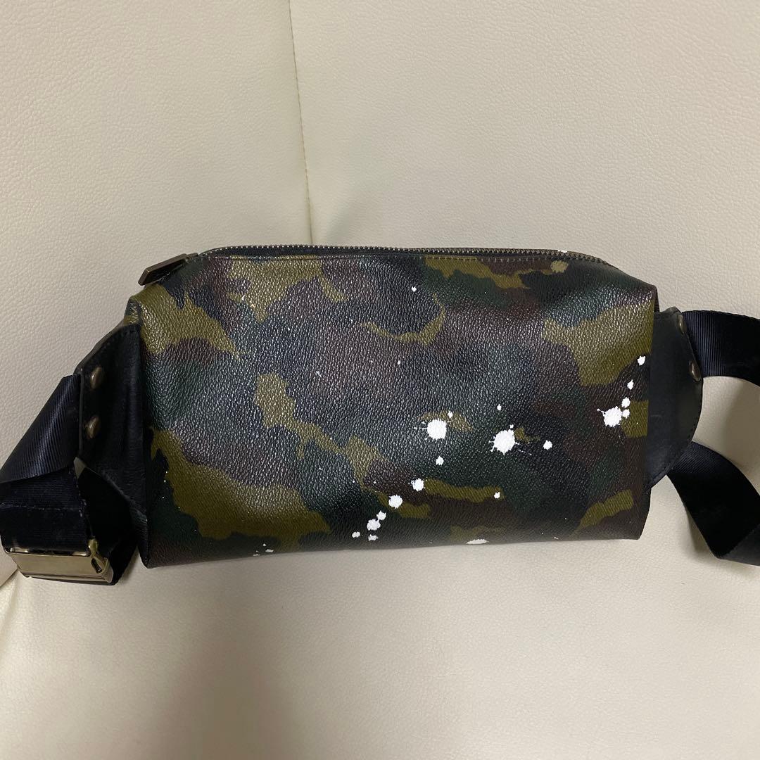 Gentil Bandit 木梨サイクル ボディバッグ　迷彩　ショルダーバッグ