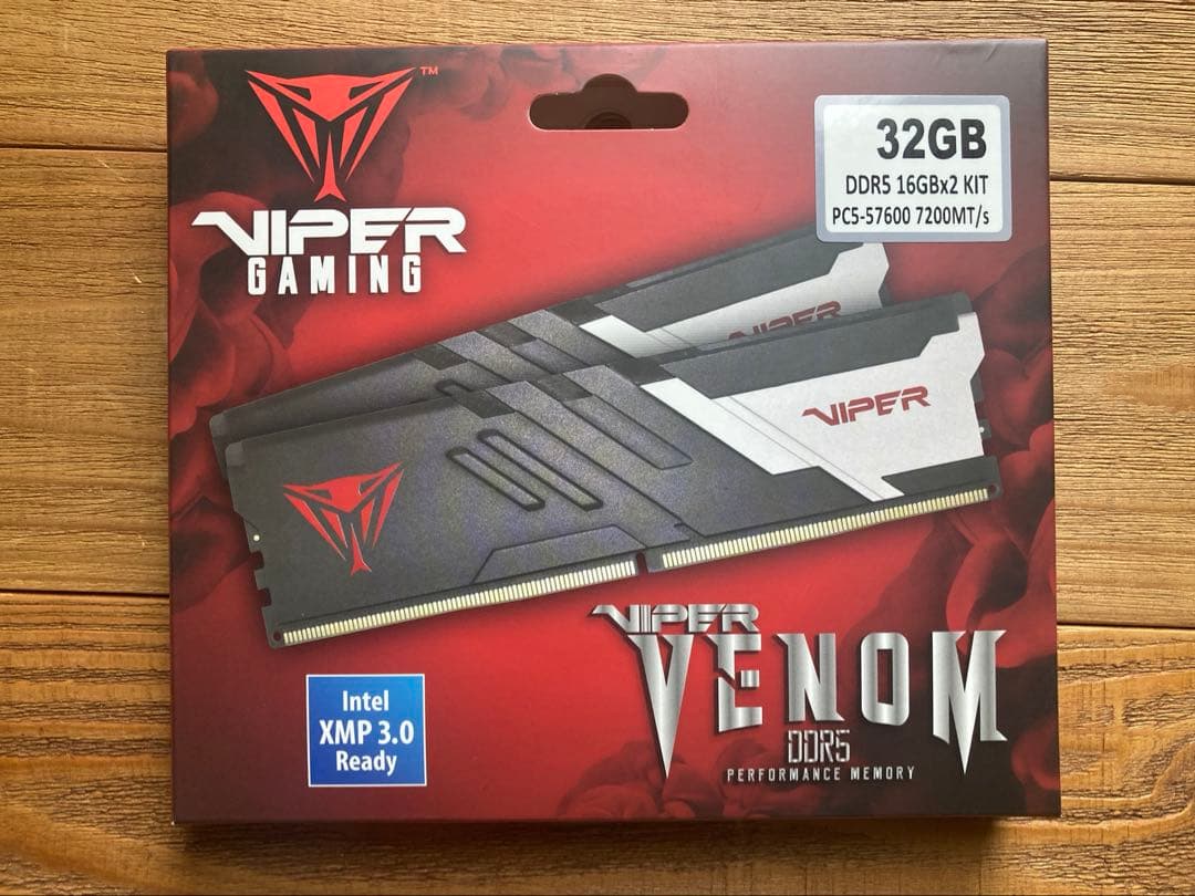 メモリー DDR5 32GB (16GBx2) 7200MT/s CL34