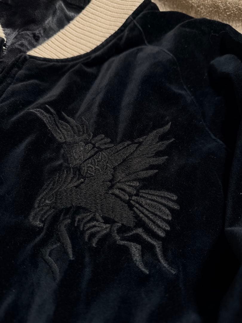 ２面用 別珍 monkey time 鷲 日本限定 スカジャン vintage