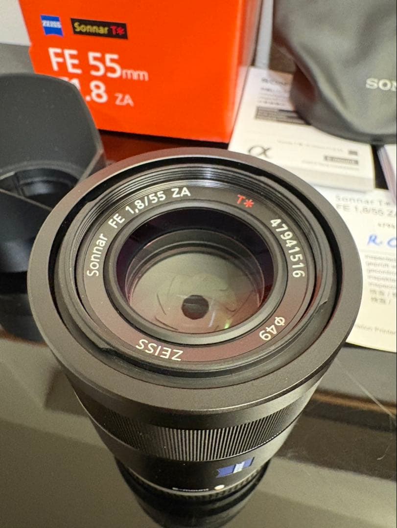 【美品】ソニー Sonnar T* FE 55mm F1.8 ZA