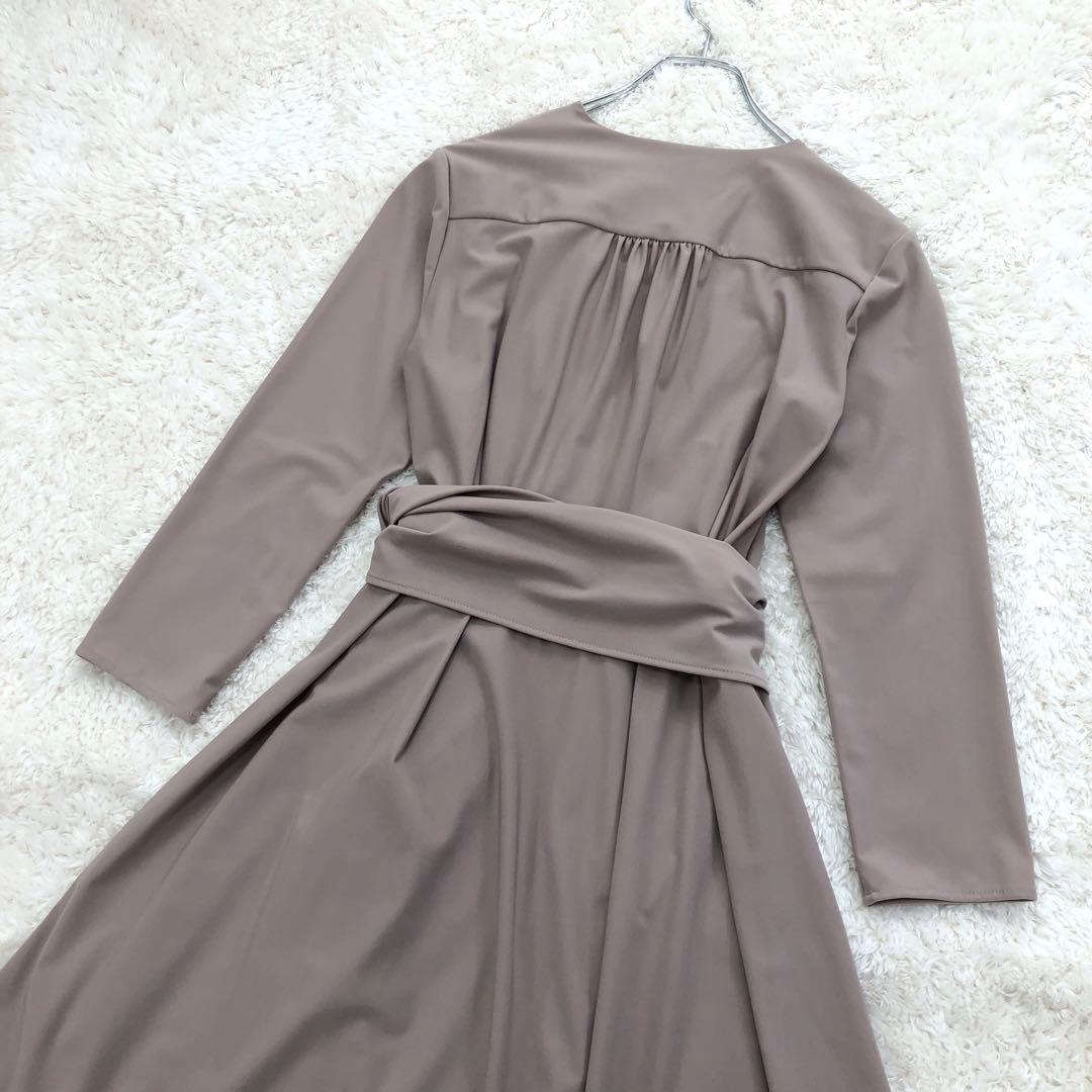 未使用品 CORCOVADO カシュクールワンピース S ベージュ