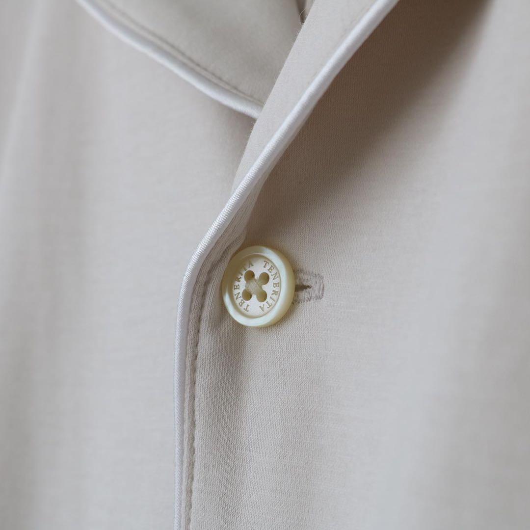 美品 TENERITA テネリータ 80/1ダブルジャージ パジャマ 部屋着 M