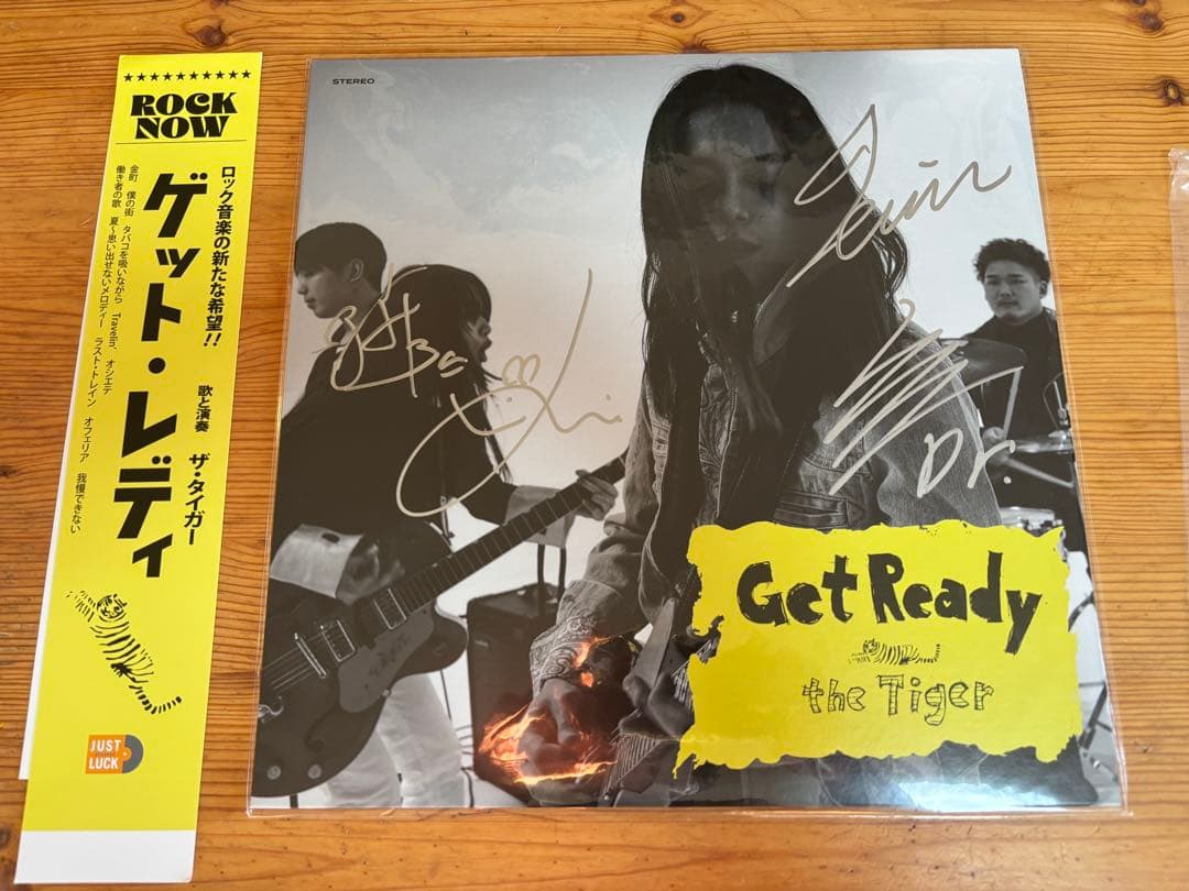 激レア the Tiger Get Ready サイン入りレコード♪