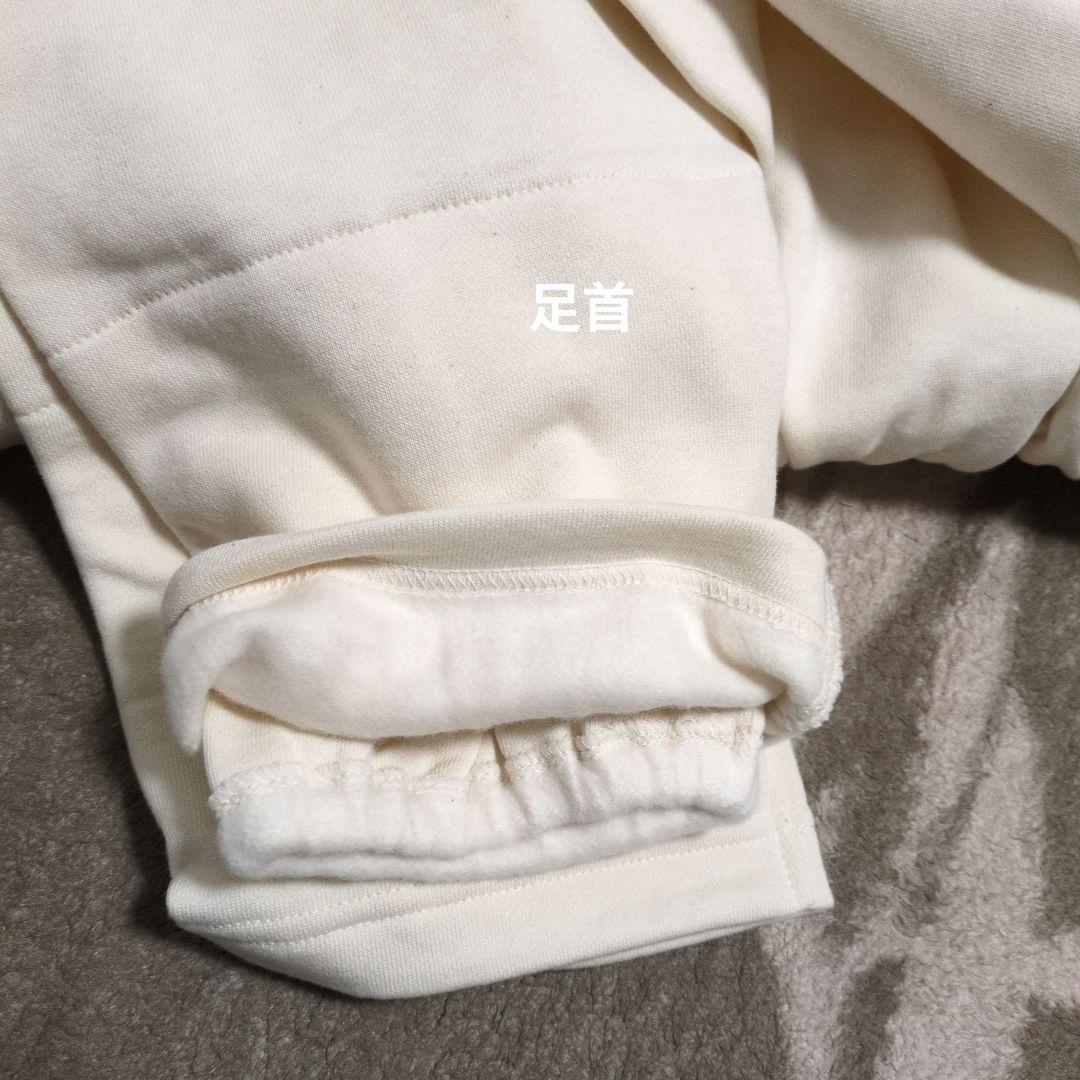 オーガニックコットン パジャマセット ベージュ　暖かい