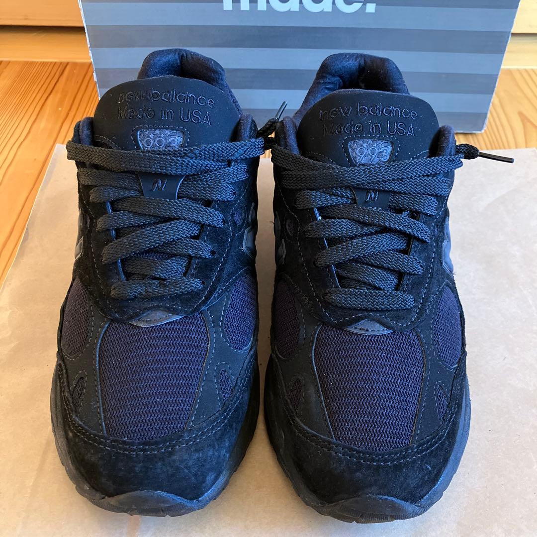 【極美品】new balance MR993TB 993 トリプルブラック