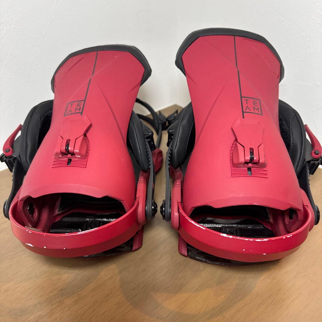 nitro TEAM スノーボードビンディング レッド