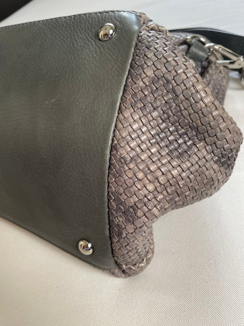 【新品】ザネラート　ポスティーナ　カモフラ　パイソン　グレー　スエード