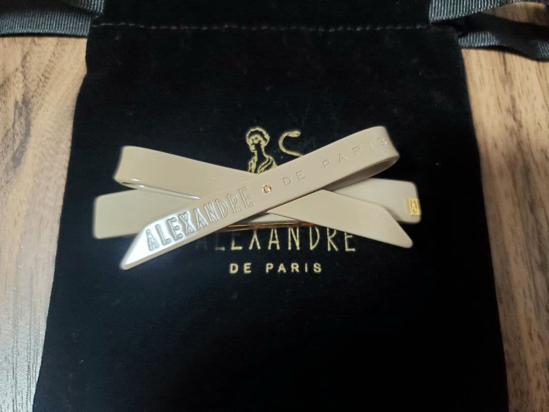 アレクサンドル ドゥ パリ バレッタ 8.5㎝×3㎝