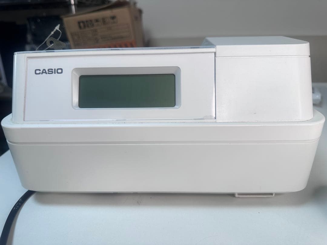 CASIO カシオ 電子レジスター ホワイト SR-G3-WE 動作確認済み