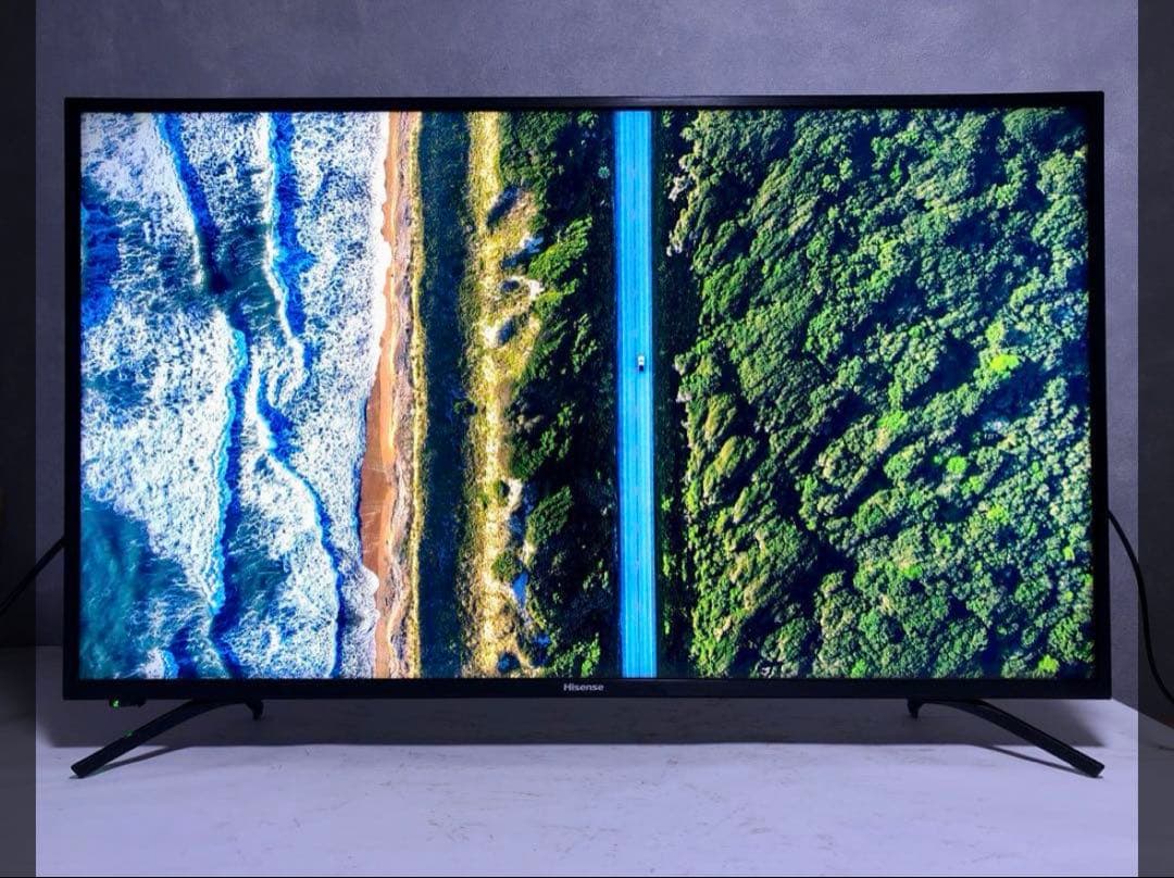 【美品】【 新生活応援】 43インチ４K液晶テレビ　ハイセンス