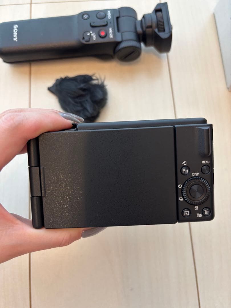 SONY VLOGCAM ZV-1 II シューティンググリップ付