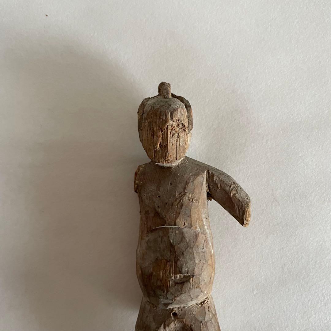 木彫り人形　工芸　アンティーク