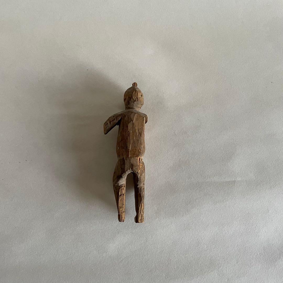 木彫り人形　工芸　アンティーク